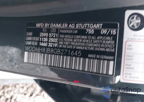 2016 Mercedes-Benz E 350 4Matic из США, поврежденный, VIN WDDHH8JB8GB271645